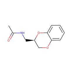 CC(=O)NC[C@@H]1COc2ccccc2O1 ZINC000004362223