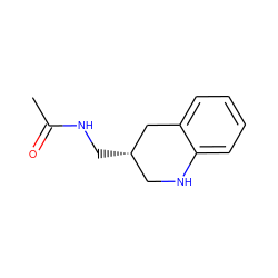 CC(=O)NC[C@H]1CNc2ccccc2C1 ZINC000721861487