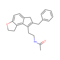 CC(=O)NCCC1=C(Cc2ccccc2)Cc2ccc3c(c21)CCO3 ZINC000071297083