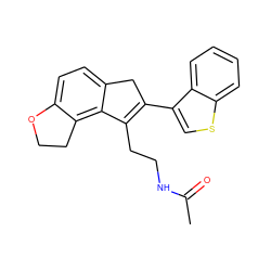 CC(=O)NCCC1=C(c2csc3ccccc23)Cc2ccc3c(c21)CCO3 ZINC000071319440