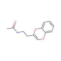 CC(=O)NCCC1=COc2ccccc2O1 ZINC000013781775