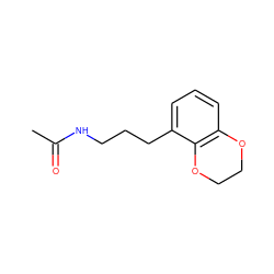 CC(=O)NCCCc1cccc2c1OCCO2 ZINC000013781779