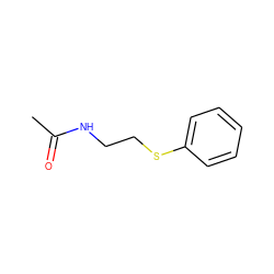 CC(=O)NCCSc1ccccc1 ZINC000058245446