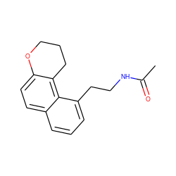 CC(=O)NCCc1cccc2ccc3c(c12)CCCO3 ZINC000000020590