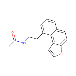 CC(=O)NCCc1cccc2ccc3occc3c12 ZINC000000020586