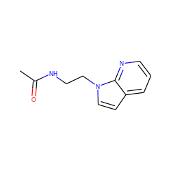 CC(=O)NCCn1ccc2cccnc21 ZINC000013781750