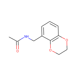 CC(=O)NCc1cccc2c1OCCO2 ZINC000013781805