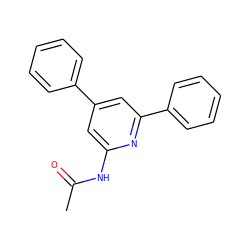 CC(=O)Nc1cc(-c2ccccc2)cc(-c2ccccc2)n1 ZINC001772614438