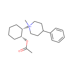 CC(=O)O[C@@H]1CCCC[C@@H]1[N+]1(C)CCC(c2ccccc2)CC1 ZINC000028239559