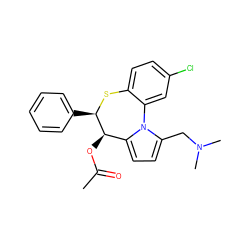 CC(=O)O[C@@H]1c2ccc(CN(C)C)n2-c2cc(Cl)ccc2S[C@@H]1c1ccccc1 ZINC000013757075