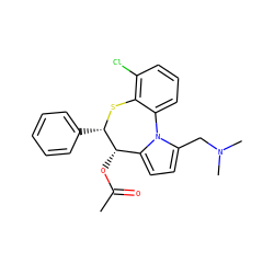 CC(=O)O[C@H]1c2ccc(CN(C)C)n2-c2cccc(Cl)c2S[C@H]1c1ccccc1 ZINC000013760867