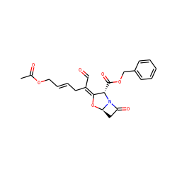 CC(=O)OC/C=C/C/C(C=O)=C1\O[C@@H]2CC(=O)N2[C@H]1C(=O)OCc1ccccc1 ZINC000222283731