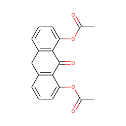 CC(=O)Oc1cccc2c1C(=O)c1c(cccc1OC(C)=O)C2 ZINC000013366512