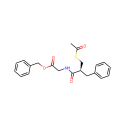 CC(=O)SC[C@@H](Cc1ccccc1)C(=O)NCC(=O)OCc1ccccc1 ZINC000001546844