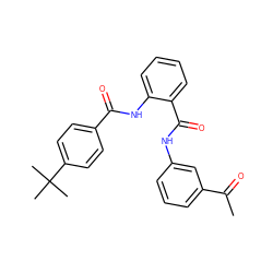 CC(=O)c1cccc(NC(=O)c2ccccc2NC(=O)c2ccc(C(C)(C)C)cc2)c1 ZINC000299820000