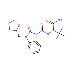 CC(C)(C)[C@H](NC(=O)n1c(=O)n(C[C@@H]2CCCO2)c2ccccc21)C(N)=O ZINC000040976403