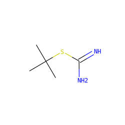 CC(C)(C)SC(=N)N ZINC000004280644