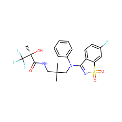 CC(C)(CNC(=O)[C@](C)(O)C(F)(F)F)CN(C1=NS(=O)(=O)c2cc(F)ccc21)c1ccccc1 ZINC000064559210