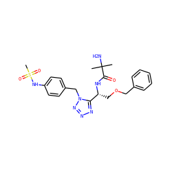 CC(C)(N)C(=O)N[C@H](COCc1ccccc1)c1nnnn1Cc1ccc(NS(C)(=O)=O)cc1 ZINC000028825008