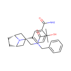 CC(C)(O)C(=O)N(CCN1[C@H]2CC[C@@H]1C[C@H](c1cccc(C(N)=O)c1)C2)Cc1ccccc1 ZINC000117290912