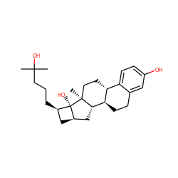CC(C)(O)CCC[C@@H]1C[C@@H]2C[C@H]3[C@@H]4CCc5cc(O)ccc5[C@H]4CC[C@]3(C)[C@@]21O ZINC001772582615