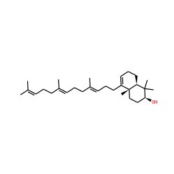 CC(C)=CCC/C(C)=C/CC/C(C)=C/CCC1=CCC[C@H]2C(C)(C)[C@@H](O)CC[C@]12C ZINC000036351385