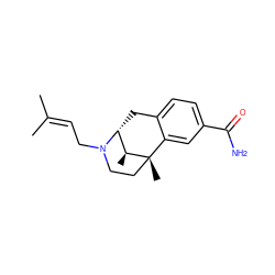 CC(C)=CCN1CC[C@@]2(C)c3cc(C(N)=O)ccc3C[C@@H]1[C@@H]2C ZINC000040862884