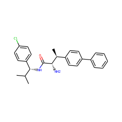 CC(C)[C@@H](NC(=O)[C@@H](N)[C@@H](C)c1ccc(-c2ccccc2)cc1)c1ccc(Cl)cc1 ZINC000073222524