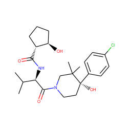 CC(C)[C@@H](NC(=O)[C@@H]1CCC[C@H]1O)C(=O)N1CC[C@](O)(c2ccc(Cl)cc2)C(C)(C)C1 ZINC000096272227