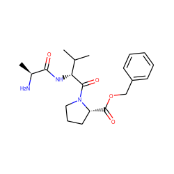 CC(C)[C@@H](NC(=O)[C@H](C)N)C(=O)N1CCC[C@H]1C(=O)OCc1ccccc1 ZINC000059201496