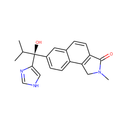 CC(C)[C@](O)(c1ccc2c3c(ccc2c1)C(=O)N(C)C3)c1c[nH]cn1 ZINC000011687768