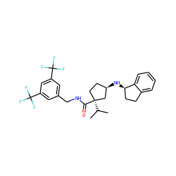 CC(C)[C@]1(C(=O)NCc2cc(C(F)(F)F)cc(C(F)(F)F)c2)CC[C@@H](N[C@@H]2CCc3ccccc32)C1 ZINC000040954147