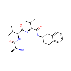 CC(C)[C@H](NC(=O)[C@H](C)N)C(=O)N[C@H](C(=O)N[C@@H]1CCc2ccccc2C1)C(C)C ZINC000064527365