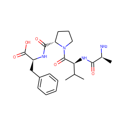 CC(C)[C@H](NC(=O)[C@H](C)N)C(=O)N1CCC[C@H]1C(=O)N[C@@H](Cc1ccccc1)C(=O)O ZINC000028714533