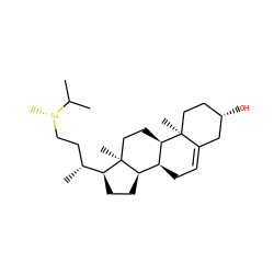 CC(C)[S@@+](C)CC[C@@H](C)[C@@H]1CC[C@@H]2[C@@H]3CC=C4C[C@@H](O)CC[C@]4(C)[C@@H]3CC[C@]12C ZINC000026003878