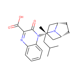 CC(C)C[C@@H](C)N1[C@H]2CC[C@@H]1C[C@H](n1c(=O)c(C(=O)O)nc3ccccc31)C2 ZINC000143923874