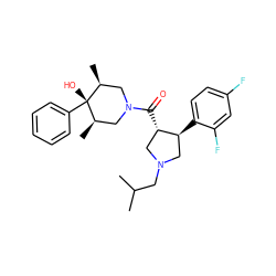 CC(C)CN1C[C@H](c2ccc(F)cc2F)[C@@H](C(=O)N2C[C@H](C)[C@@](O)(c3ccccc3)[C@H](C)C2)C1 ZINC000101338130