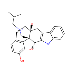 CC(C)CN1CC[C@]23c4c5ccc(O)c4O[C@H]2c2[nH]c4ccccc4c2C[C@@]3(O)[C@H]1C5 ZINC000013862659