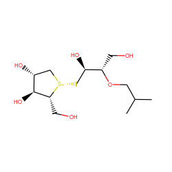 CC(C)CO[C@@H](CO)[C@H](O)C[S@@+]1C[C@@H](O)[C@H](O)[C@H]1CO ZINC000653887510