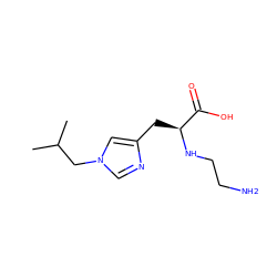 CC(C)Cn1cnc(C[C@H](NCCN)C(=O)O)c1 ZINC000028864862