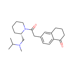 CC(C)N(C)C[C@@H]1CCCCN1C(=O)Cc1ccc2c(c1)CCCC2=O ZINC000013738798