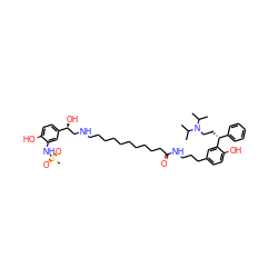 CC(C)N(CC[C@H](c1ccccc1)c1cc(CCCNC(=O)CCCCCCCCCCNC[C@H](O)c2ccc(O)c(NS(C)(=O)=O)c2)ccc1O)C(C)C ZINC000095547834