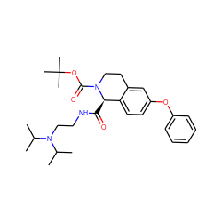 CC(C)N(CCNC(=O)[C@@H]1c2ccc(Oc3ccccc3)cc2CCN1C(=O)OC(C)(C)C)C(C)C ZINC000001910143