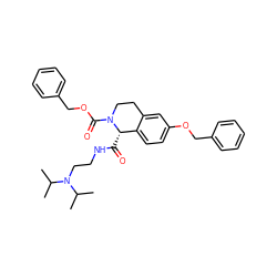 CC(C)N(CCNC(=O)[C@H]1c2ccc(OCc3ccccc3)cc2CCN1C(=O)OCc1ccccc1)C(C)C ZINC000028341552