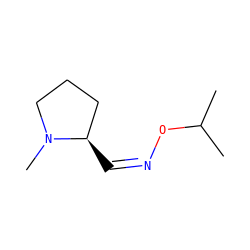 CC(C)O/N=C\[C@@H]1CCCN1C ZINC000028396032