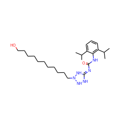 CC(C)c1cccc(C(C)C)c1NC(=O)/N=C1/NNN(CCCCCCCCCCCO)N1 ZINC000027443123