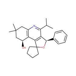 CC(C)c1nc2c(c3c1[C@@H](c1ccccc1)OC31CCCC1)[C@@H](O)CC(C)(C)C2 ZINC000299819283