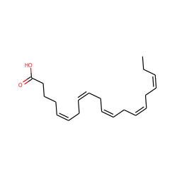 CC/C=C\C/C=C\C/C=C\C/C=C\C/C=C\CCCC(=O)O ZINC000004474603