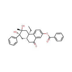 CC[C@@]12C[C@@](C)(O)[C@](O)(c3ccccc3)C[C@H]1CC(=O)c1cc(OC(=O)c3ccccc3)ccc12 ZINC000299866894