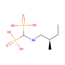 CC[C@@H](C)CNC(P(=O)(O)O)P(=O)(O)O ZINC000006411717